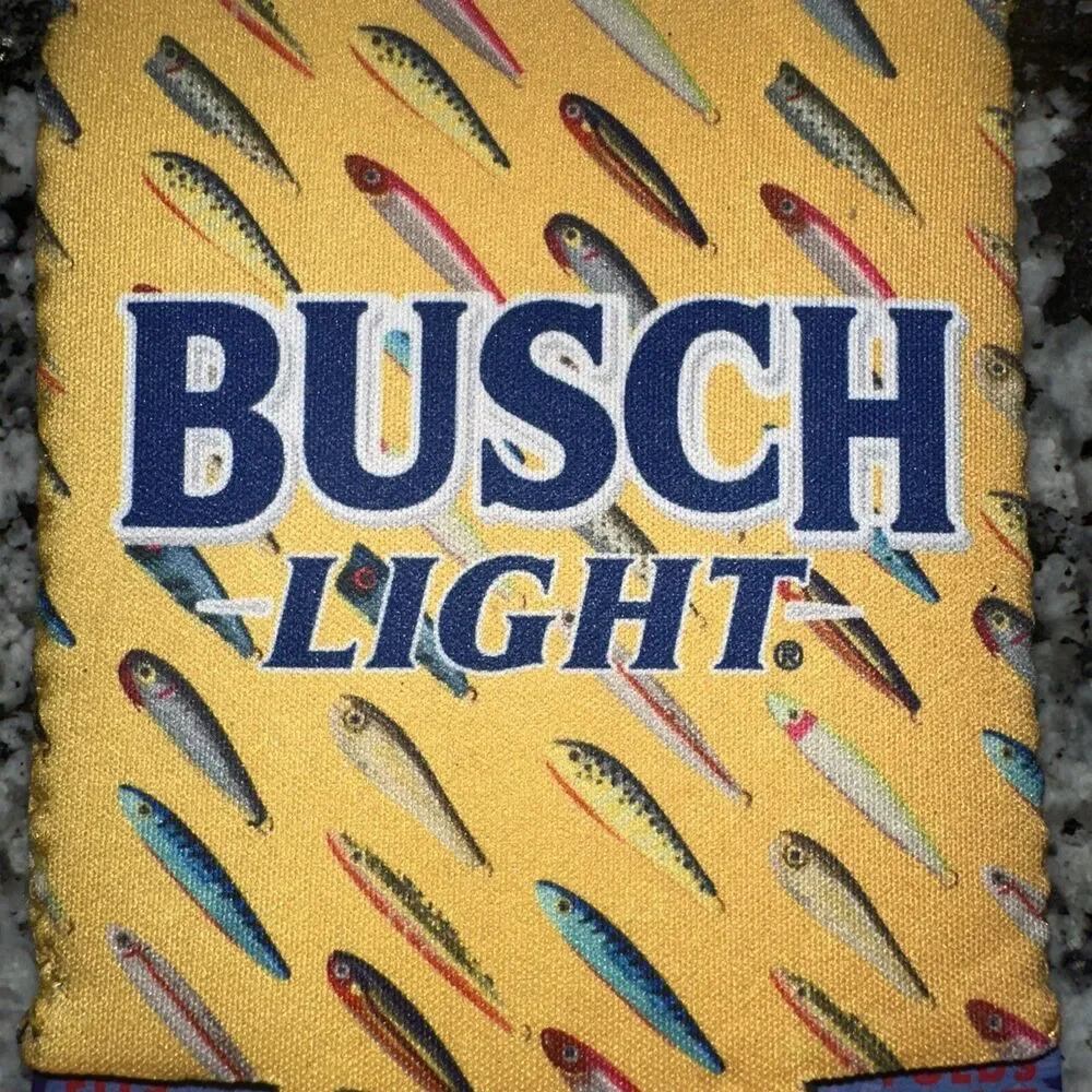 Busch Light Fish Fish Fish Can Cooler Koozie